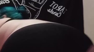 Pawg twerking in black panties