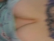 POV: I'm riding you in my favorite nightie, bed squeaking loud 