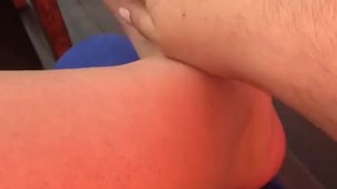 Princess tickles herself! Shes very ticklish!