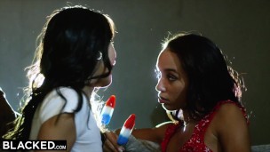 BLACKED BBC-Hungry BFFs Alexis & Emily have hot threesome