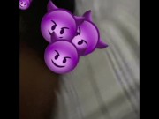 Getting pounded and creampied loud moaning 4/16