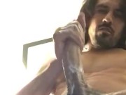 POV big dick leg shaking solo male cumshot 12/16