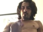 POV big dick leg shaking solo male cumshot 2/16