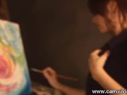 Painting the perfect pussy 1/16