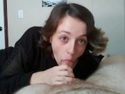 Step sister Sophie gets Facial instead of 