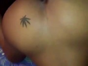 Jamaican bad girl whine cocky and cum 