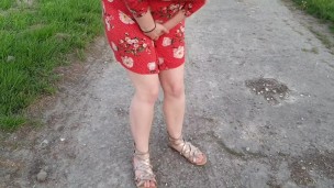 ⭐ Alice - Desperate Public Pee Squat - Because I like peeing outdoors ;)
