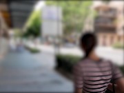 Walking In A Short Tight Dress Around Town 4/16