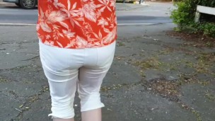 ⭐ Public Jeans Pee and walking home in very pissy stained jeans ;)