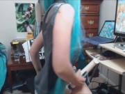 Hatsune Miku and Her Hitachi by AndromedaNeko 6/16