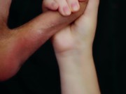 Perfect sloppy blowjob. Close-up. Pulsating orgasm. Oral creampie | Lovely Dove 2/16