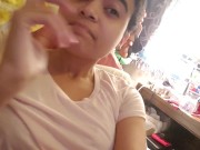 Fucking Myself Hard with Big Black Dildo