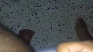 Masturbating and busting a big load 