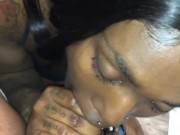 Gorgeous Ebony Giving Pretty Head 3/16