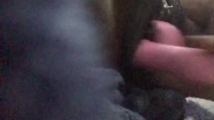 Pretty pink vibrator makes me cum