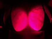 My Glow In The Dark Tits! 