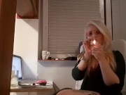 smoking a cigar 3/16