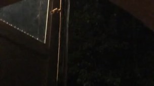 Pissing Naked Outside in the Dark Night Be Mature milf