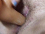 Masturbation with toy