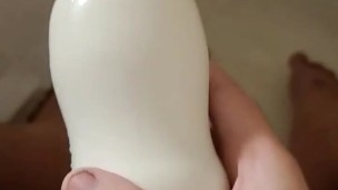 Fucking my pocket pussy again Pt.2
