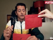 HornyHostel - Emily Cutie Sexy Ukrainian Blonde Enjoys Hardcore Pussy Fuck With Her Roommate - LETSDOEIT 3/16