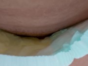 Flooding a diaper
