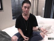 BadDaddyPOV - PETITE BRUNETTE STEP DAUGHTER DEEPTHROAT BLOWJOB AND FACIAL 1/16