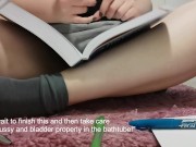 Saras Adventures 7.1 - Full bladder study time again - need to let some out  4/16