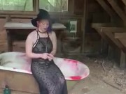 Smoking witch  - Screenshot 3 of 16 - Pierced Nipples