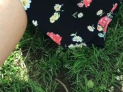 Le Doy DINERO en PUBLICO a LINDA GORDIBUENA Mexicana en el PARQUE Para Ver su CONCHA y TETITAS, VOL1