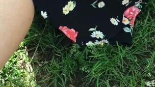 Le Doy DINERO en PUBLICO a LINDA GORDIBUENA Mexicana en el PARQUE Para Ver su CONCHA y TETITAS, VOL1