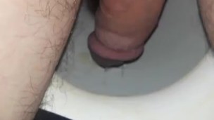 HAIRY DICK WITH CUM IN BATHROOM