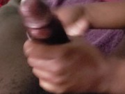 HUGE CUMSHOT!!! Milking a dick! 1/16