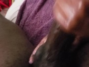 HUGE CUMSHOT!!! Milking a dick! 5/16