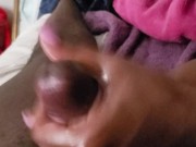 HUGE CUMSHOT!!! Milking a dick! 6/16