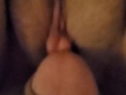 Horny BBW shows off body and gets a quick fuck 8/16