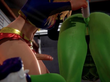Futa - Anal - Supergirl x She Hulk