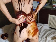 Milf Covered In Hershey Syrup    14/16