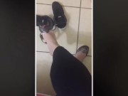 @tici_feet IG ticii feet ticii_feet tici feet dangling black sandal with sound (preview) full 4 sale