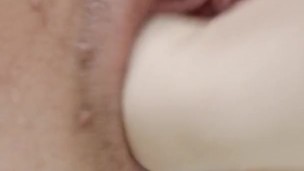 Fisting the cream out of myself