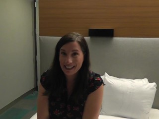 WIFE’S INTERVIEW BEFORE SHE TAKES HER FIRST BBC!