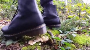 Mushrooms Stomping with Doc Martens Boots (Trailer)