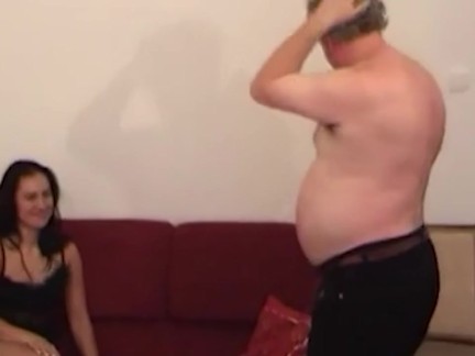 Fatty daddy cums so fast...