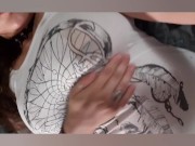 Sexy Milf Squeezes her Lactating Tits BBW 16/16