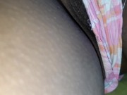 LOOSE SHORTS No PANTIES - Pussy Slip POV 8/16