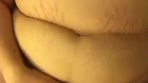 Curvy Amateur MILF creampie masturbation