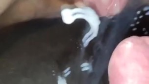 Massive cum on the mirror. Tiktok video 