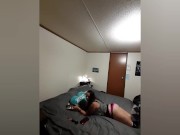 Nerdy Babs Smoking and Pillow Humping  1/16