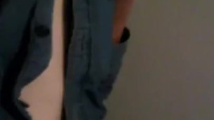 Teasing Myself In A Jean Jacket