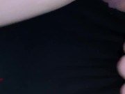 Petite blond wet pussy soaks through panties while getting fucked hard  11/16